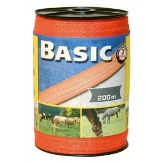 Taśma ogrodzeniowa CORRAL Basic 200m/40mm orange