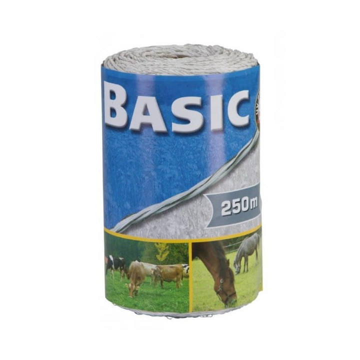 Plecionka ogrodzeniowa CORRAL Basic 250m white