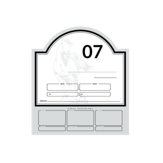 Tabliczka DO STAJNI wzór 07 na boks