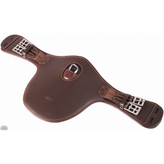 Popręg VSS skórzany DAW-MAG z fartuchem krótki