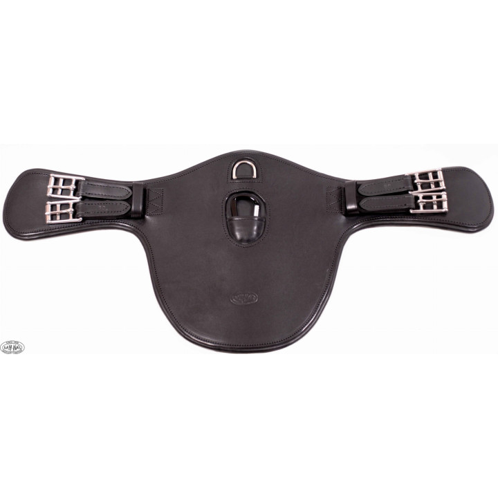 Popręg VSS skórzany DAW-MAG z fartuchem krótki