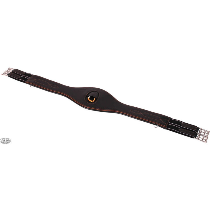 Popręg VS skórzany DAW-MAG elastyczny treningowy