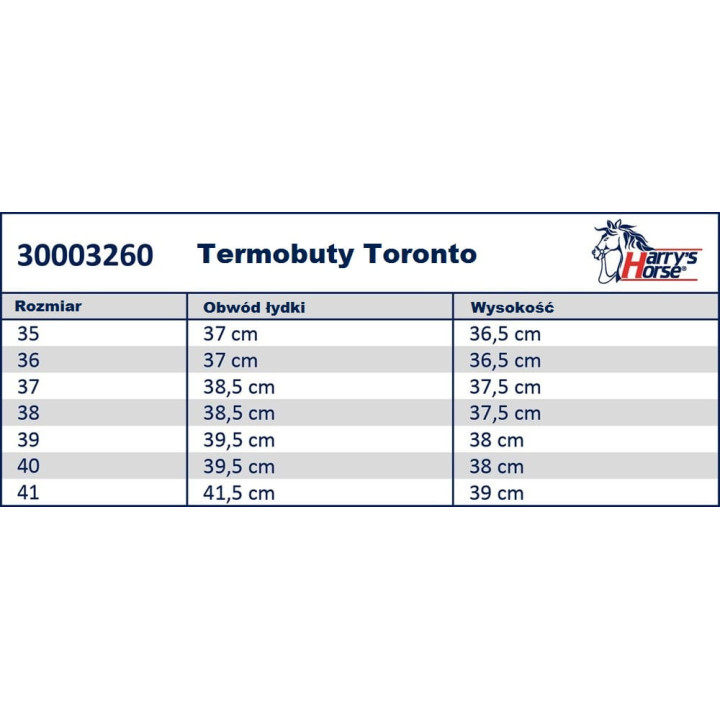 Termobuty HH Toronto | Sklep jeździecki Horse-Trade.pl