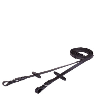 Wodze gumowane BR Linen ze stoperami 19mm