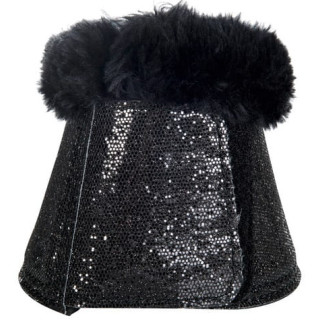 Kaloszki HKM Glitter z futerkiem