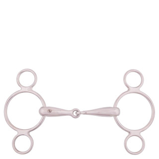 Wędzidło pessoa BR SingleJointed 2k 18mm łamane