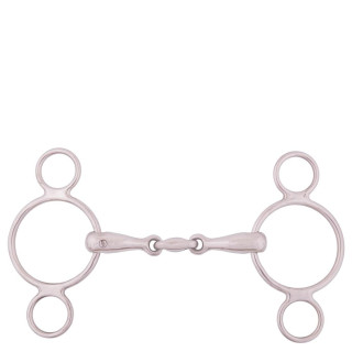 Wędzidło pessoa BR DoubleJointed 2k 18mm 2*łamane