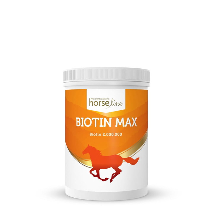 Biotyna dla koni HORSE LINE Biotin Max 500g | Sklep jeździecki Horse-Trade.pl