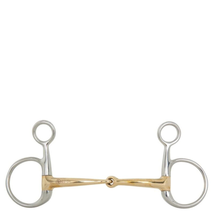 Wędzidło oliwka BR Baucher 16mm 1*łam 12,5