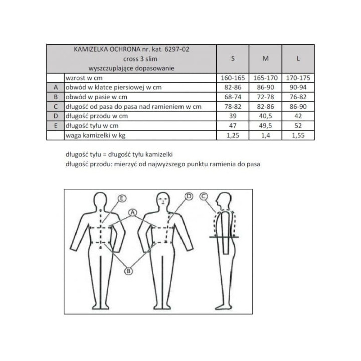 Kamizelka ochronna KOMPERDELL Cross Slim 3