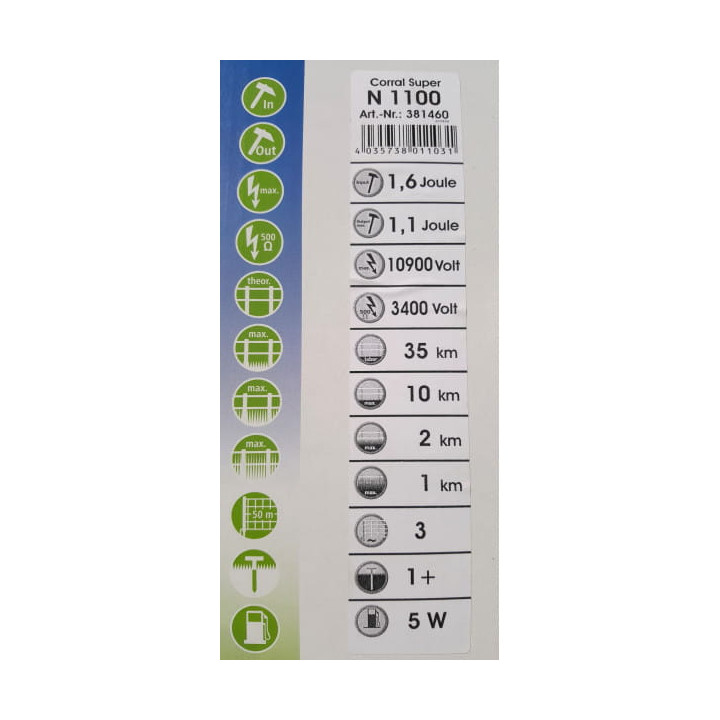 Elektryzator CORRAL N1100 381460