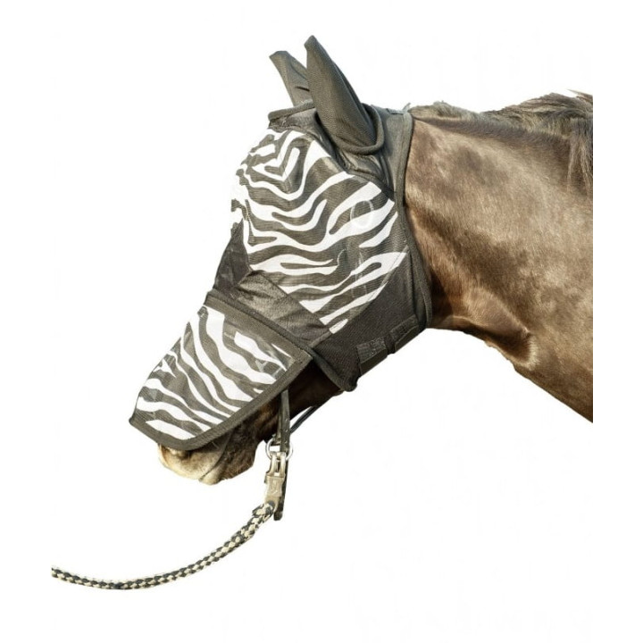 Moskitiera z/uszami+nos HKM Zebra