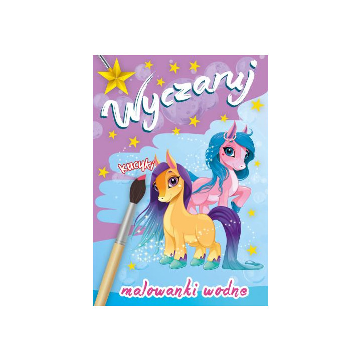 Malowanka wodna A4 Wyczaruj Kucyki