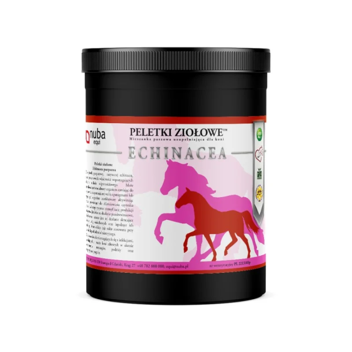 Peletki ziołowe NUBA EQUI Echinacea 1300g