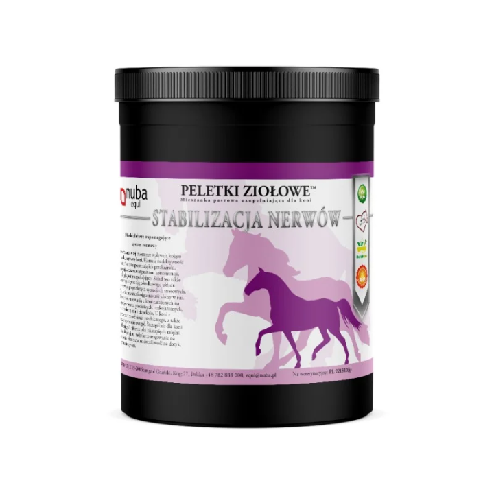 Peletki ziołowe NUBA EQUI Stabilizacja 1300g