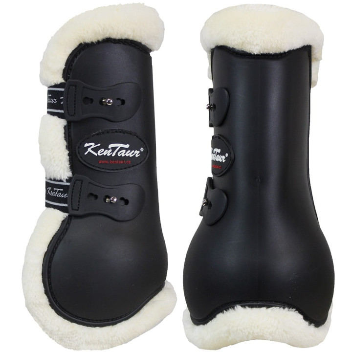 Ochraniacze KENTAUR MegaJump z futerkiem przód