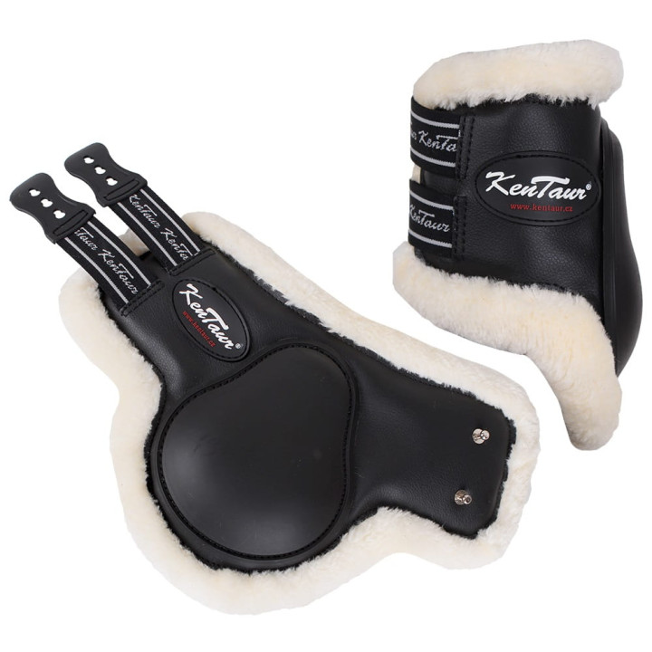 Ochraniacze KENTAUR MegaJump z futerkiem tył