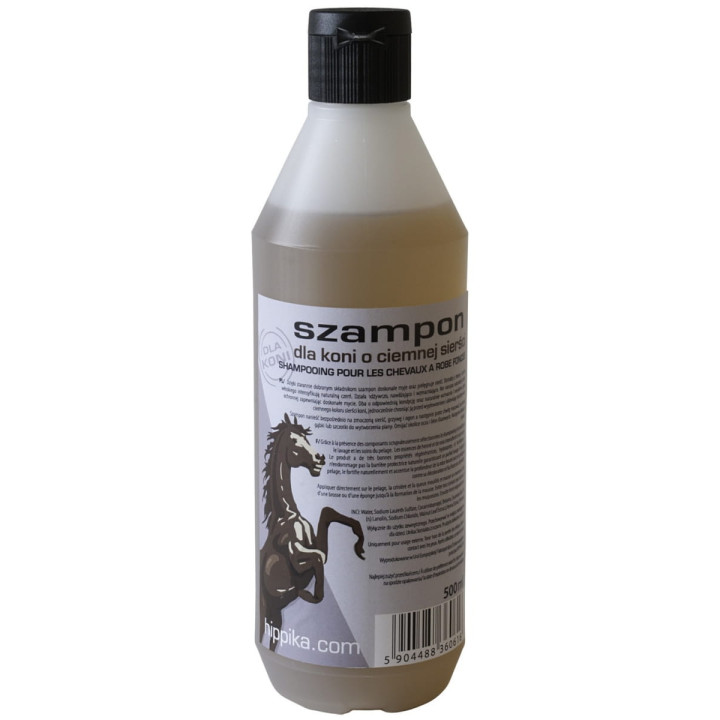 Szampon HIPPIKA dla koni z ciemną sierścią 500ml