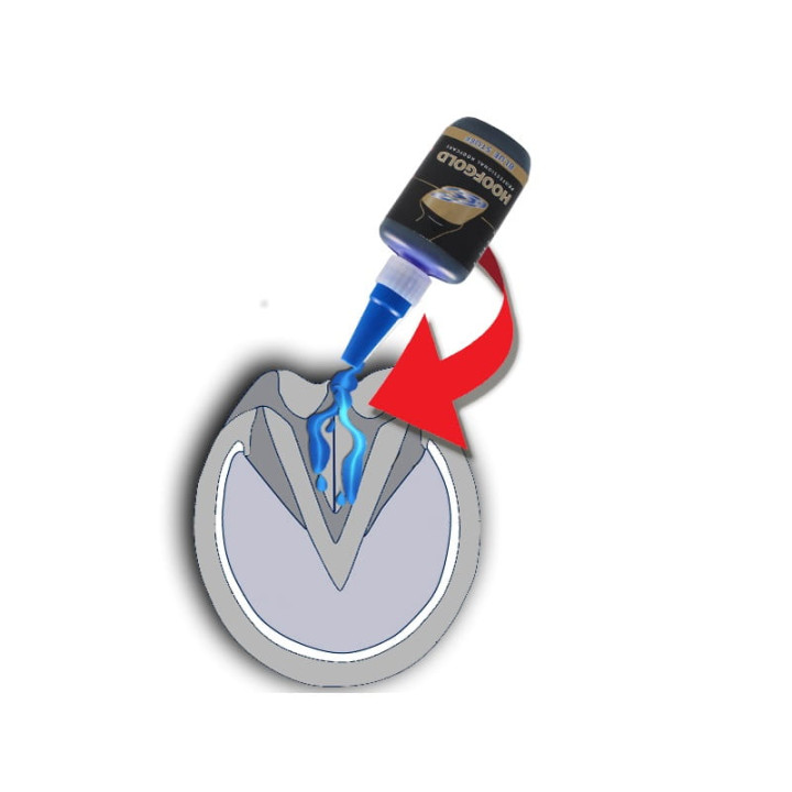 Preparat na strzałki HOOFGOLD Blue Stuff 50ml