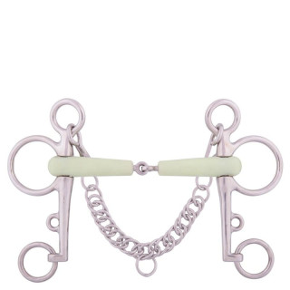 Wędzidło pelham BR Apple Mouth 18mm łamane