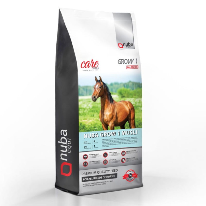 Pasza NUBA EQUI Grow1 2G Balancer musli 20kg