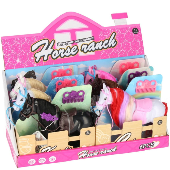 Konik MEGA CREATIVE Mane&Tail z akcesoriami mix