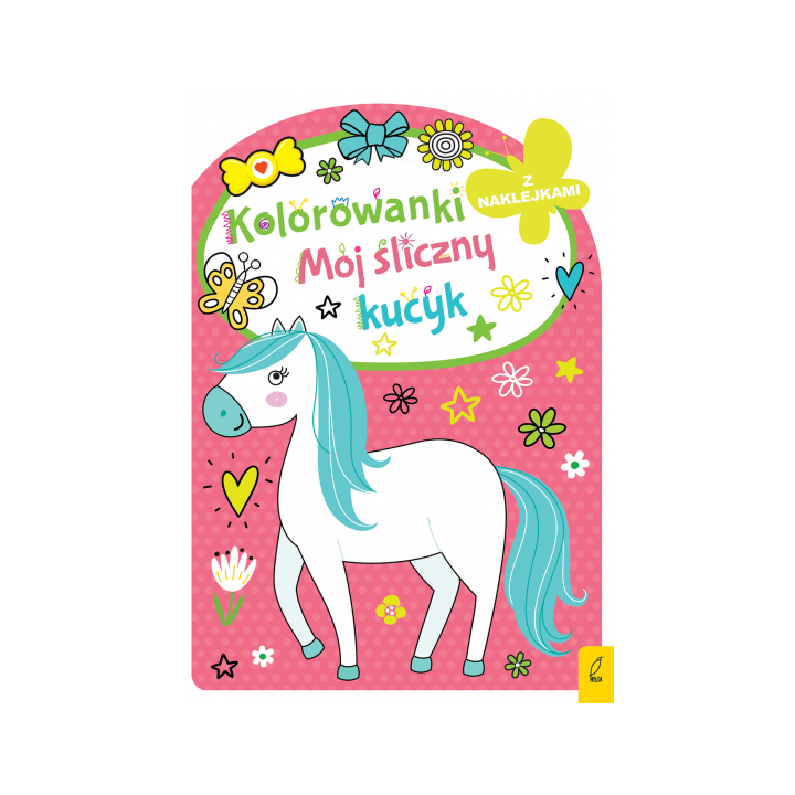 Malowanka WILGA Mój Śliczny Kucyk +naklejki