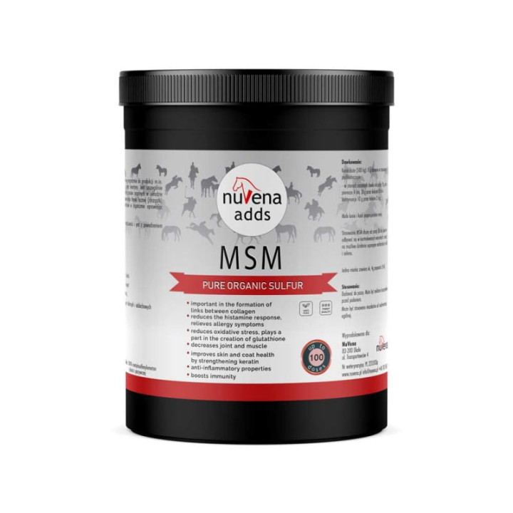 Suplement NUVENA MSM 800g