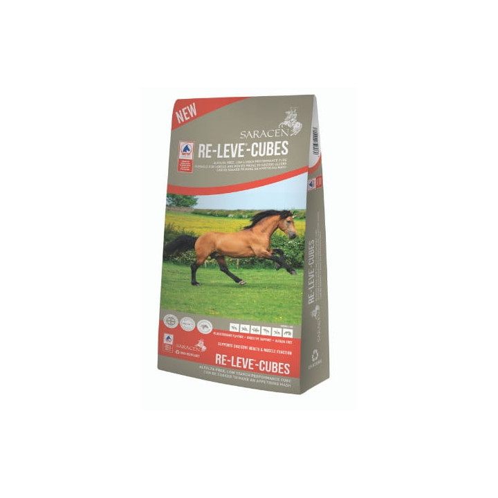 Pasza SARACEN Re-Leve Cubes pelet 20kg