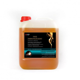 Olej lniano-kokosowy NUBA EQUI zimnotłoczony 5l