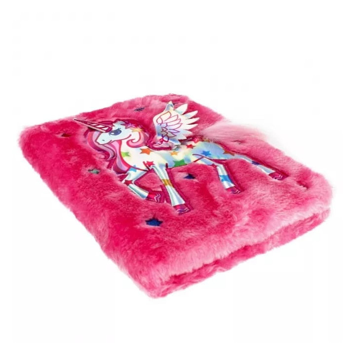 Notes STARPAK Unicorn pluszowy 210x150