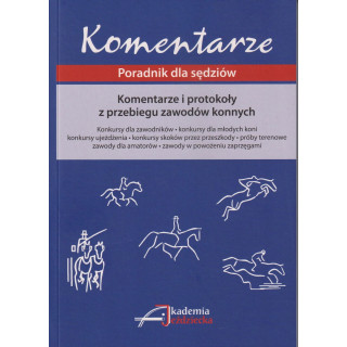 Książka "Komentarze (...) z przebiegu zawodów"