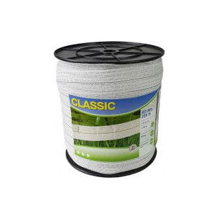Taśma ogrodz CORRAL Classic 200m/40mm white 6 p.