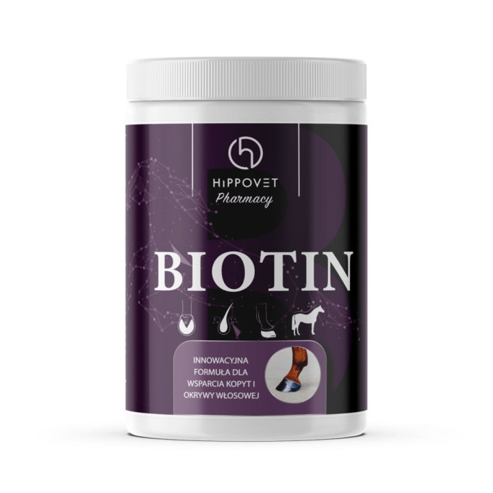 Biotyna HIPPOVET  PharmacyBiotin 1kg granulat