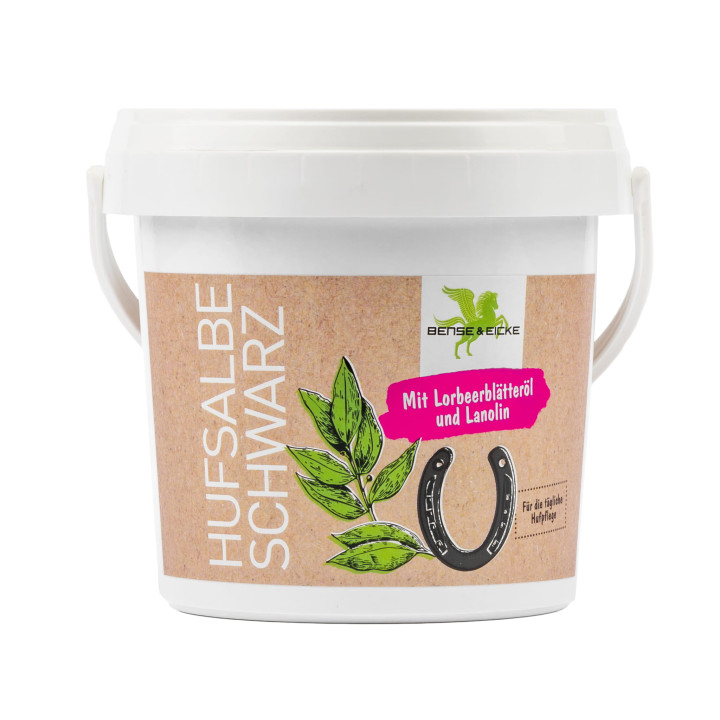 Smar do kopyt B&E HufsalbeSchwarz czarny 500ml
