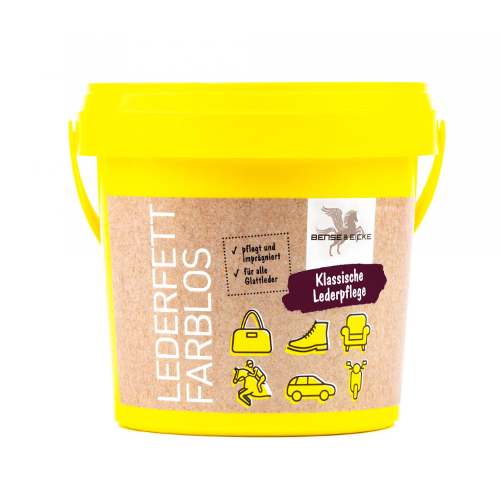 Smar do skór B&E LederfettFarblos 500ml