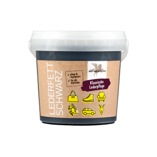 Smar do skór B&E LederfettSchwarz czarny 500ml