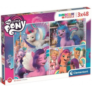 Puzzle CLEMENTONI Little Pony 3x48el.