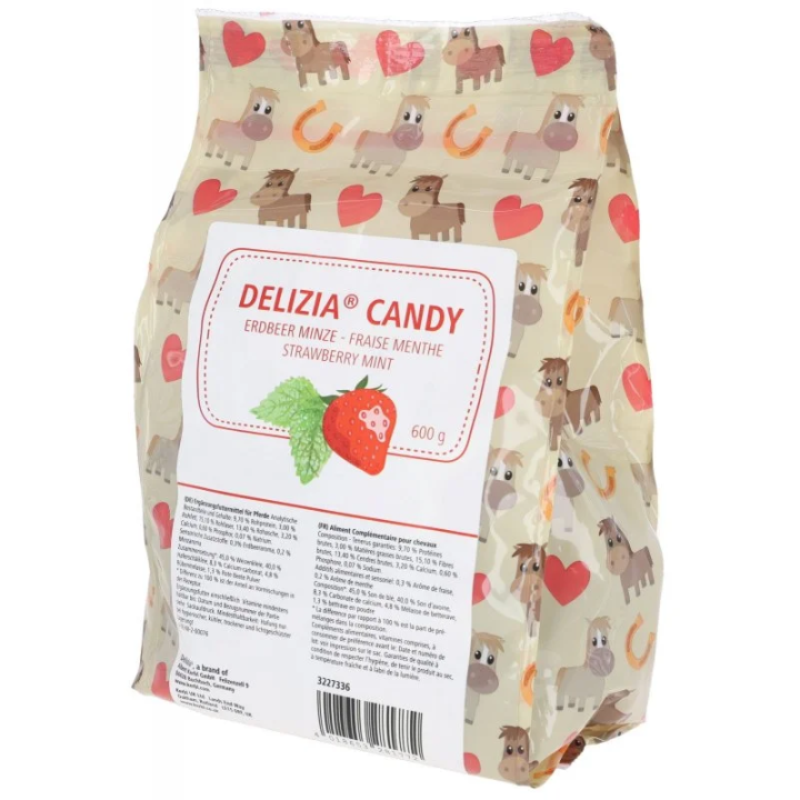 Przysmak KERBL Delizia Candy strawberry-mint 600g