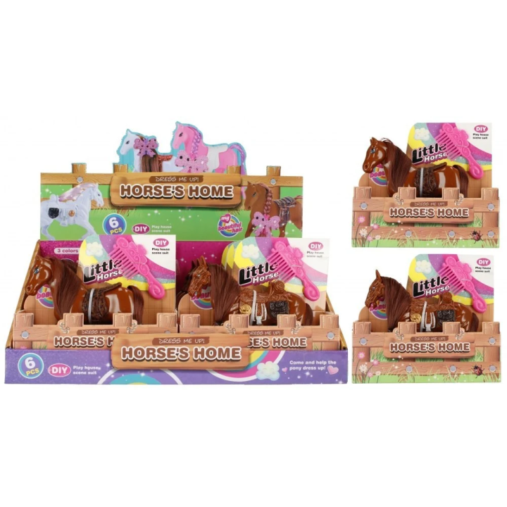 Zabawka MEGACREATIVE Konik z siodłem