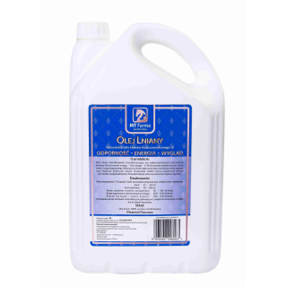 Olej lniany MT FARMA 5l