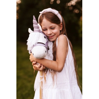 Kantar z rogiem Unicorn ASTRUP HobbyHorse violet