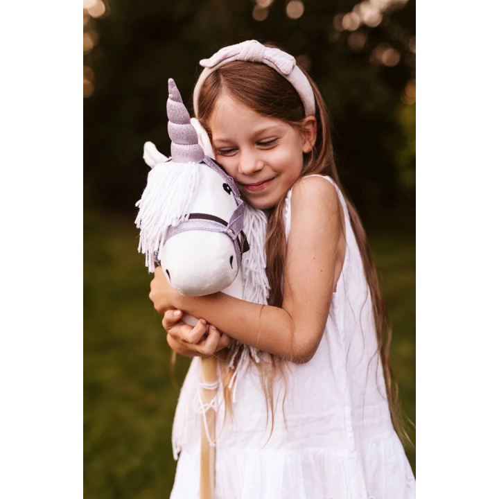 Kantar z rogiem Unicorn ASTRUP HobbyHorse violet