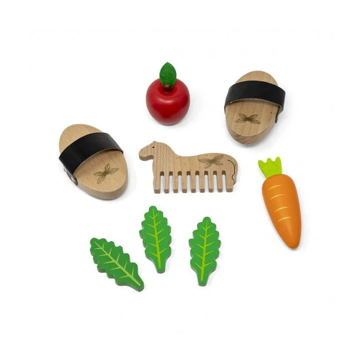 Szczotki i przysmaki dla koni ASTRUP dla HobbyHorse 8 el. | Sklep jeździecki Horse-Trade.pl