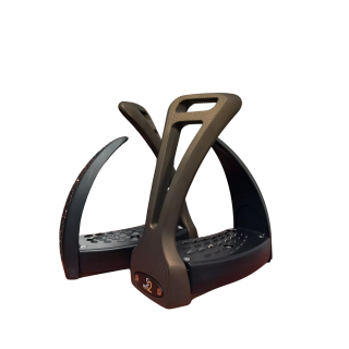 Strzemiona SAFE RIDING S2 burnt bronze/black onyx