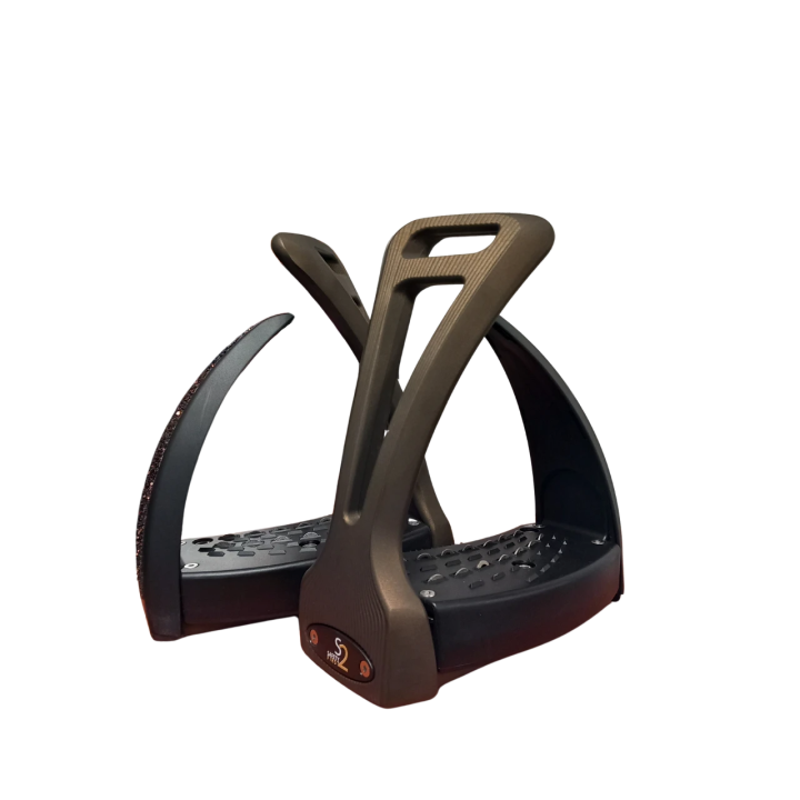 Strzemiona SAFE RIDING S2 burnt bronze/black onyx