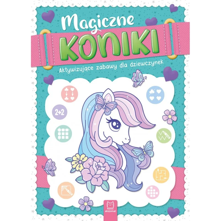 Książeczka edukacyjna AKSJOMAT Magiczne Koniki
