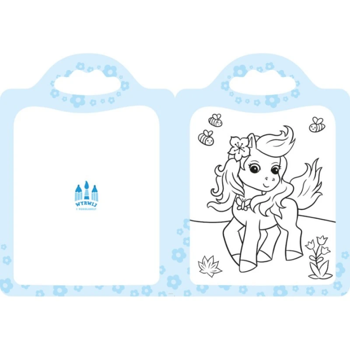 Malowanka AKSJOMAT KolorujęKucyki+ kredka kol