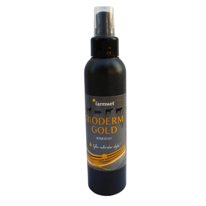 Spray pielęgnujący do skóry BIODERM GOLD 100ml