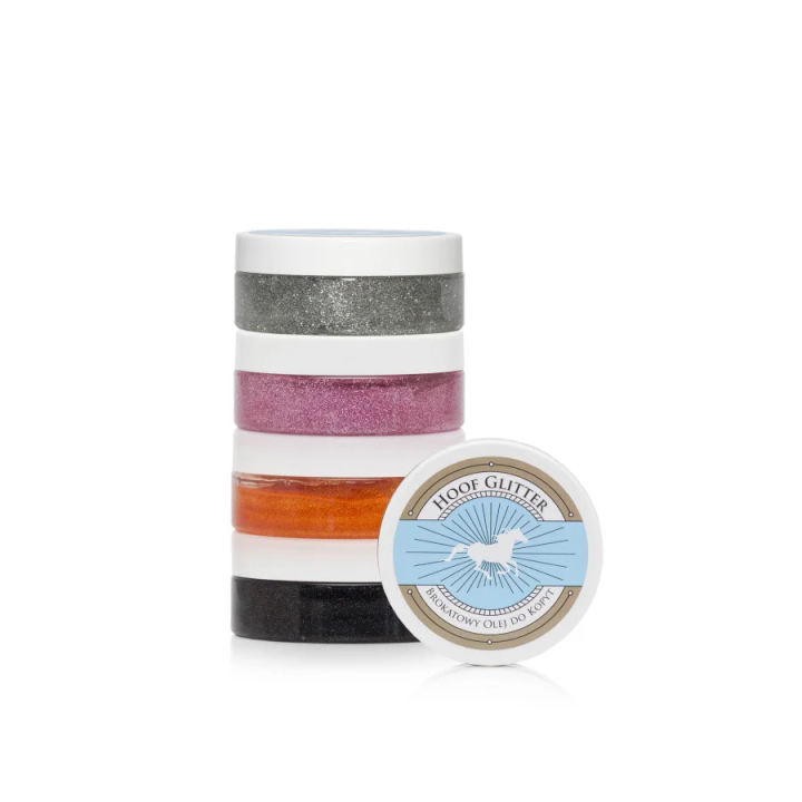 Olej do kopyt SCANDIA HoofGlitter silver 200ml